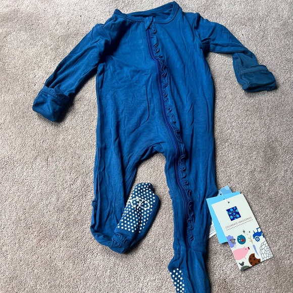 Kickee pants ruffle footie - Picture 1 of 2